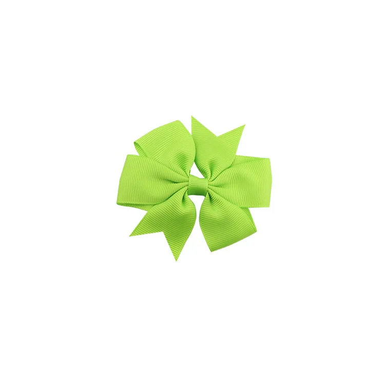 a08 Grass Green 40 цветов сплошная корсажная лента банты заколки шпилька девушка бант для волос, бутик заколки для волос аксессуары для волос - Color: a08 Grass Green
