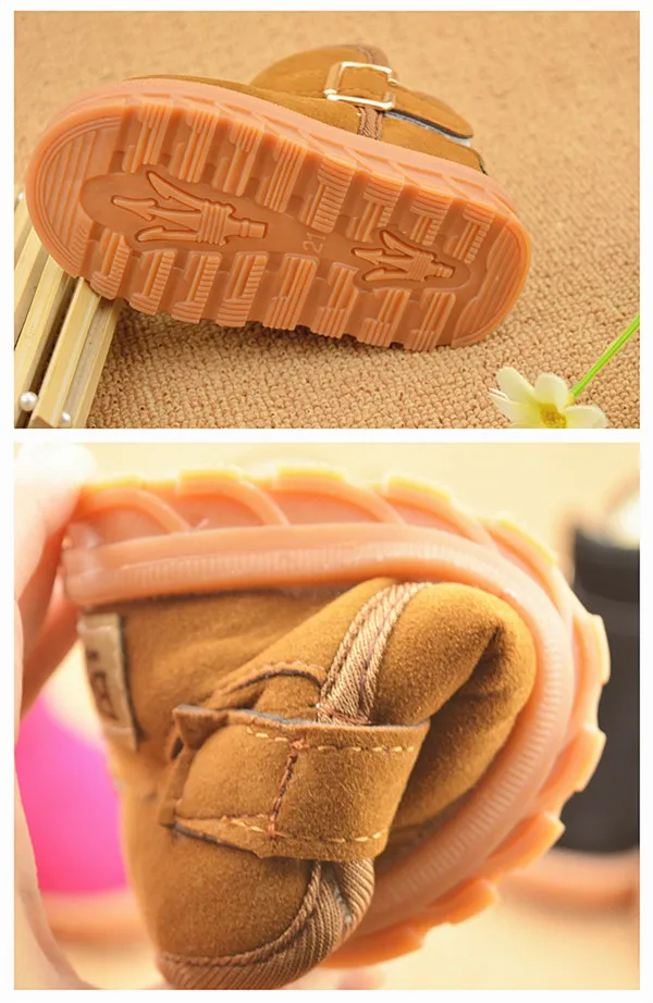 2017 Новый Толстый Зимний Тепло износостойкие Мартин Мальчик Сапоги Обувь для