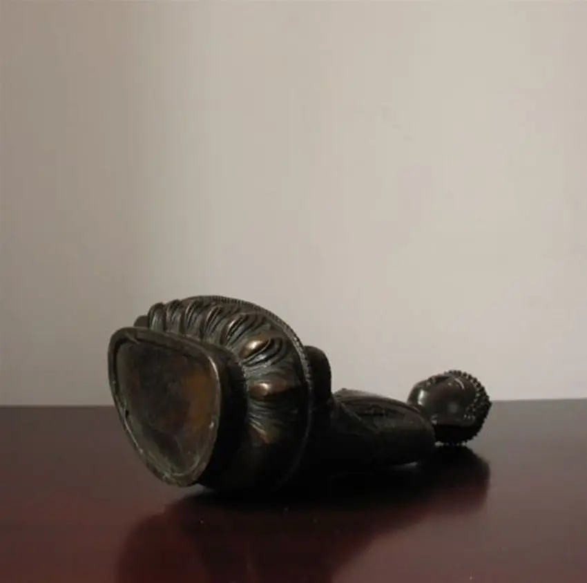 ymying Old Tibet Tibetan Buddhist Bronze Shakyamuni Buddha Statue | Дом и сад