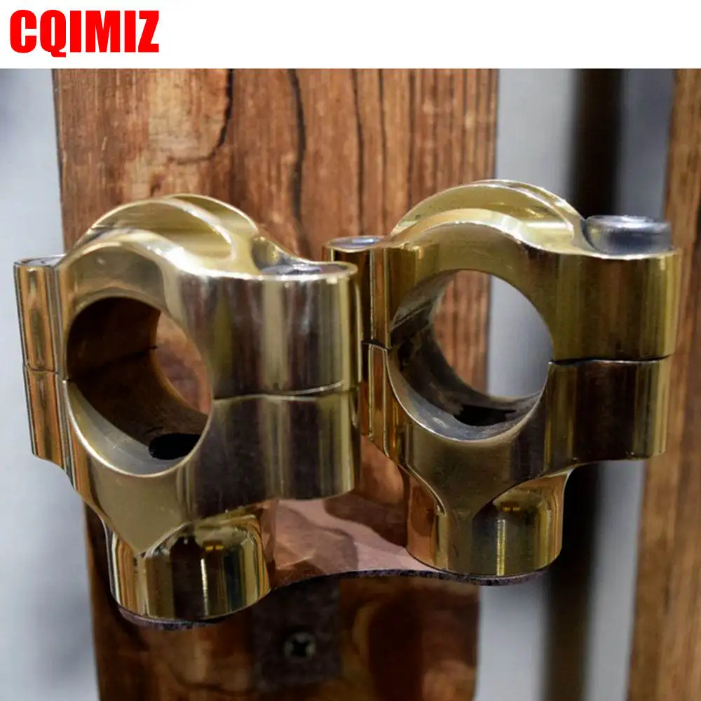 Высококачественная латунь 1 дюйм подставка для Руля Мотоцикла грубые поделки Harley