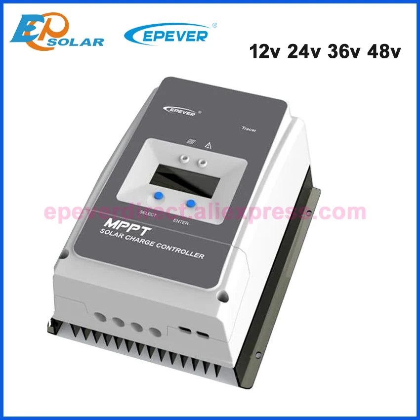 Only Controller EPever MPPT 100A контроллер солнечного заряда 12 В 24 в 36 в 48 в с подсветкой ЖК-дисплей для макс. 200 в PV вход Запись в реальном времени 10415AN 10420AN - Цвет: Only Controller