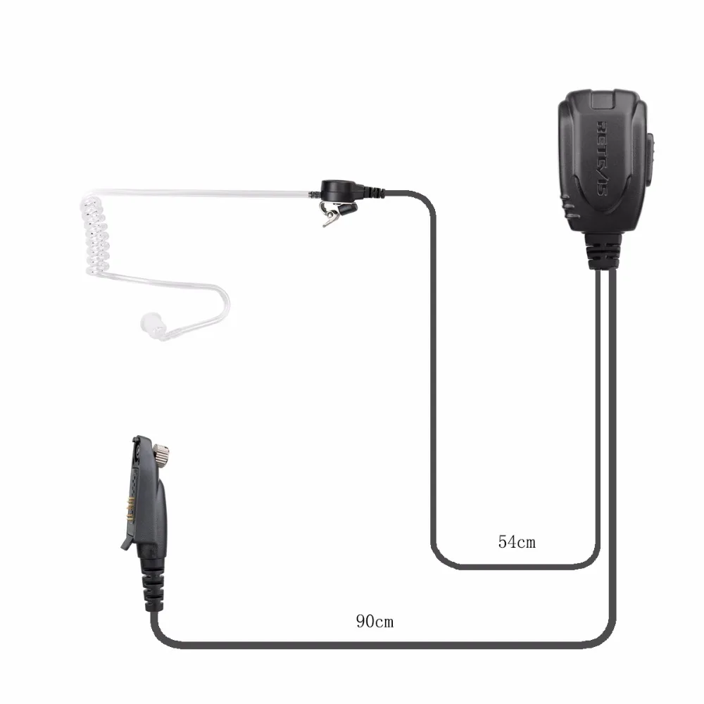 10 шт. Retevis Air Акустическая трубка наушник для RT82 Ailunce HD1 двухдиапазонный DMR Радио