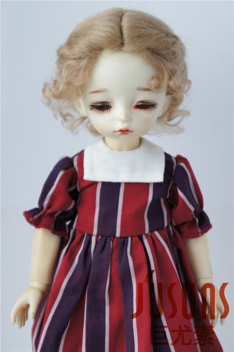 JD089 1/6 YOSD мохер куклы парики классический твист BJDl парик 6-7 дюймов куклы аксессуары