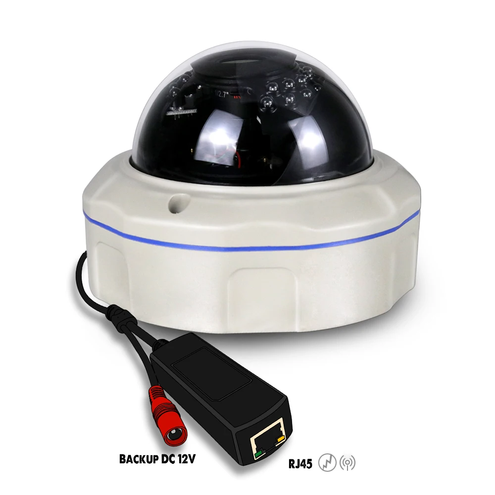 HJT POE HD 720P купольная Крытая ip-камера сеть Антивандальная безопасность 30IR ночного