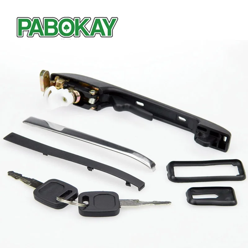 Для AUDI 80 78 86 100 77 83 внешняя левая ручка передней двери с 2 клавишами 813837205C 813837205|front