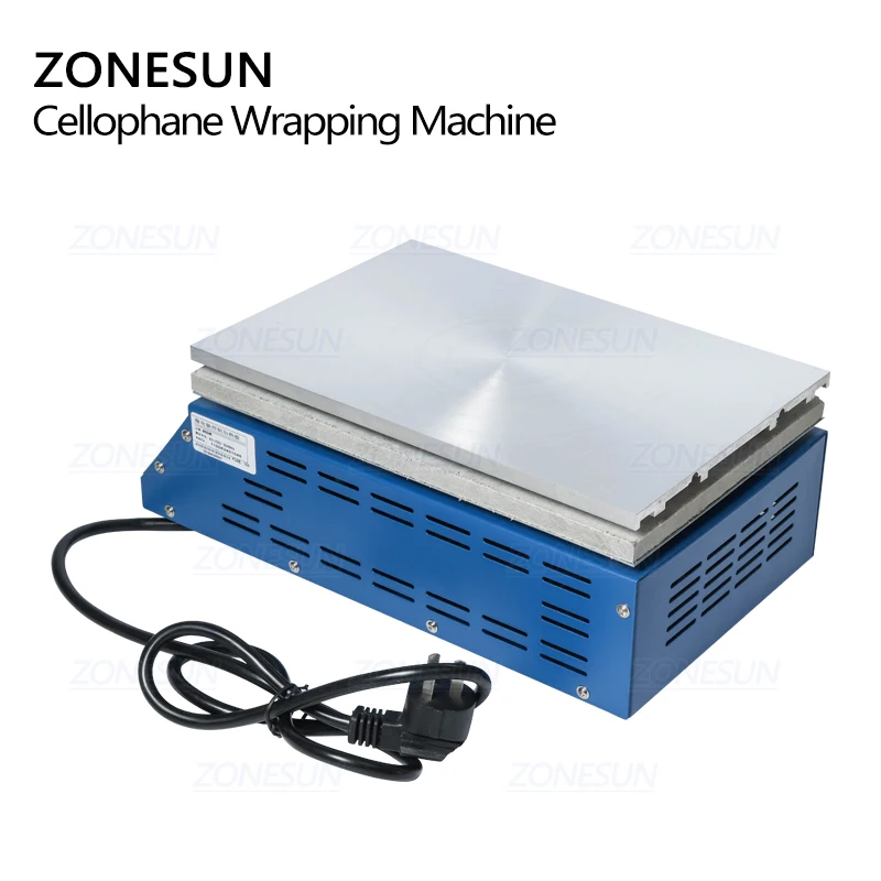 ZONESUN аппарат для упаковки в целлофан сигареты покерная коробка блистер БОПП пленка телефон ремонт обертка устройство для запечатывания тары