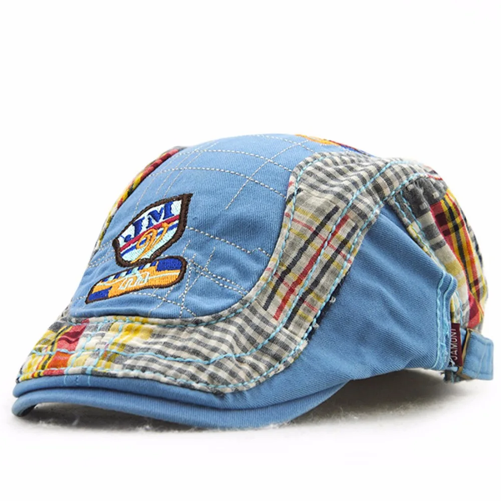 Мода письмо берет малыша Шапки утконоса Casquette boina Пряжка Кепки для женщин Гольф