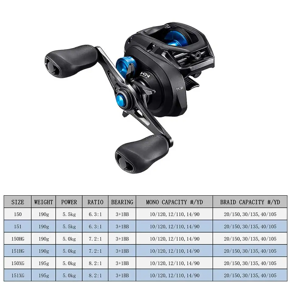 Рыболовная катушка SHIMANO SLX для заброса приманки + сумка катушки 3 1BB 6 3: 1/7.2:1/8 2: 1