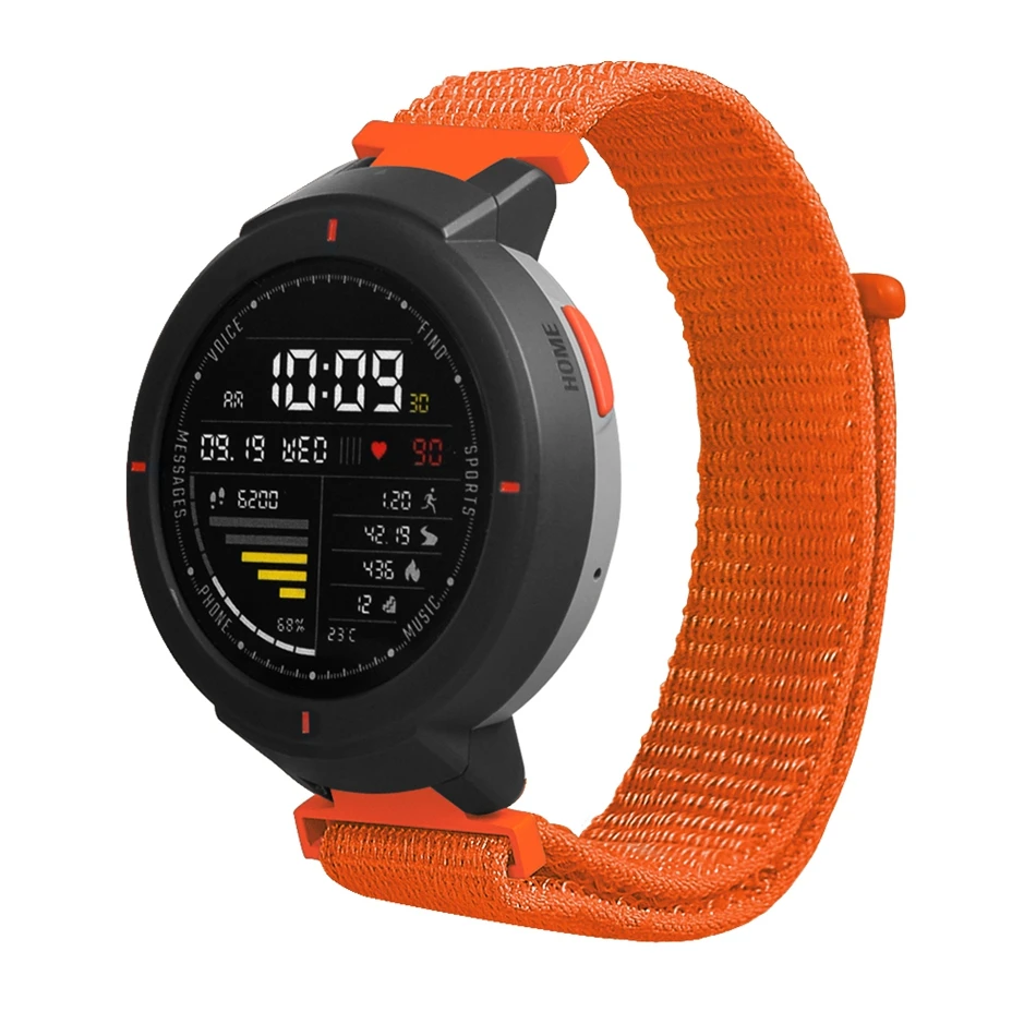 YUEDAER нейлоновый ремешок для Amazfit Verge ремешок петля нейлоновый ремешок для часов Замена для Xiaomi Amazfit Verge полосы для Amazfit 3