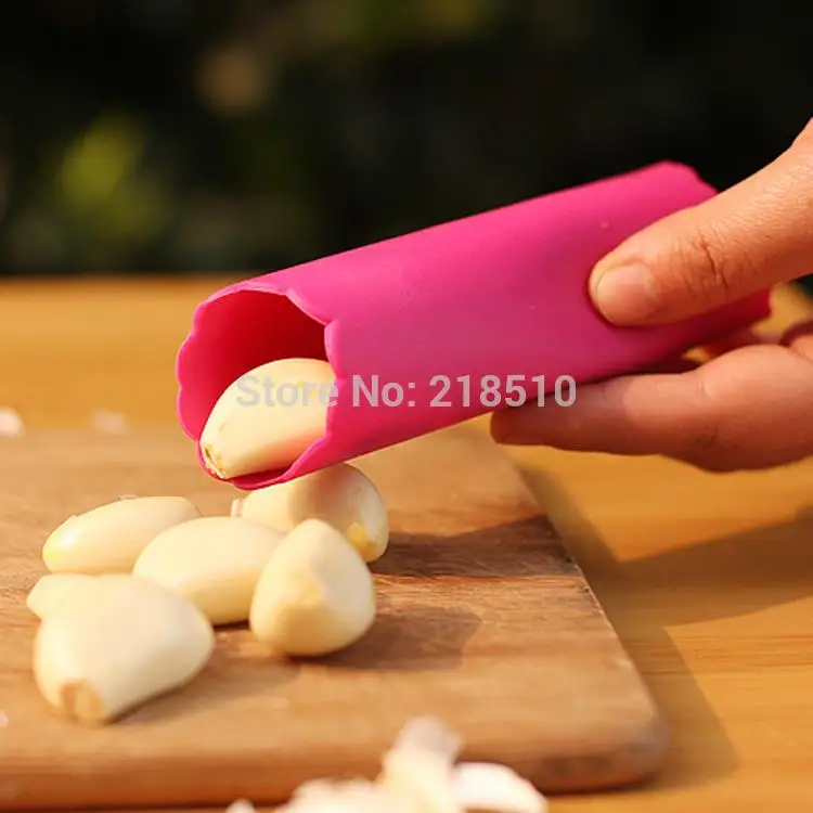 New Arrival Magic Silicone Garlic Peeler Peel Easy Kitchen Tool Color Random |