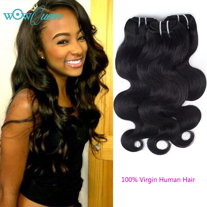 7А Монгольские Виргинские Волосы Объемной Волны 3 Шт. Реми Переплетения