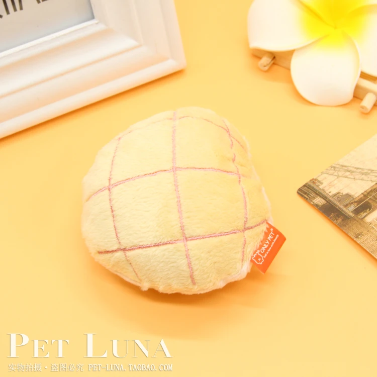 Игрушка для собак кукла с ананасовым пухом пищалка пищащий звук игрушка хлебника