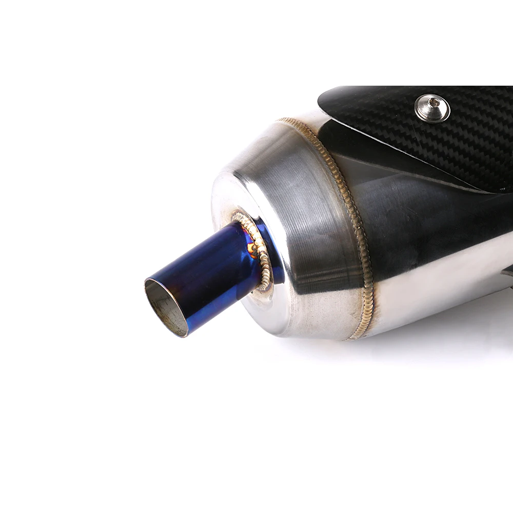 SMOK мотоцикл из нержавеющей стали углеродного волокна дБ глушитель выброса выхлопных газов трубы для Honda PCX 150 PCX150