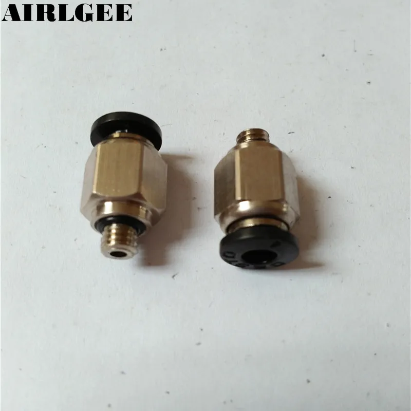 5 шт. высококачественный Пневматический воздушный Коннектор с наружной резьбой 4