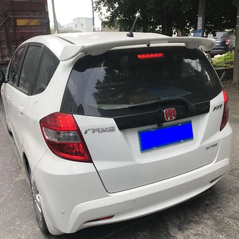 Для 2008-2013 Honda Jazz Fit спойлер высокого качества ABS Материал заднее крыло праймер цвет задний спойлер для Honda Fit спойлер