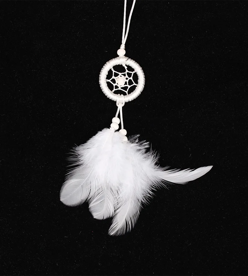 Ретро Натуральное перо мечта колокольчик бытовой подвесной ремесло подарки