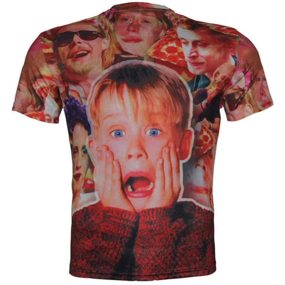 

Joyonly 2018 Summer Children Hip Hop Style 3D T-shirts Pizza Colorful Pattern Printed T shirts Boys Girls Casual Tees Brand Tops