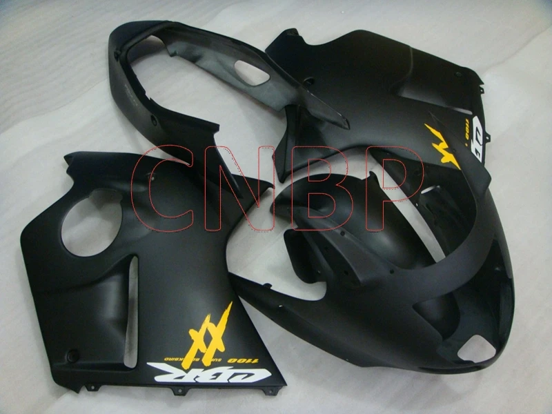Наборы для тела CBR 1100 XX 1996 - 2005 Matte Черные Пластиковые обтекатели BLACKBIRD 2001 набор