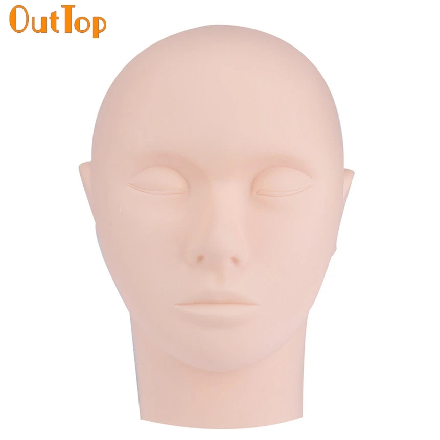 OutTop colorwomen 1 шт. профессиональный салон/личный манекен для тренировок с плоской головкой для наращивания ресниц 160816