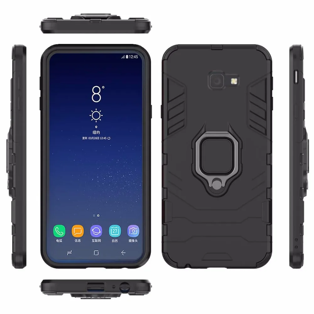 Автомобильный держатель чехол для телефона Samsung Galaxy J4 2018 Plus тонкий гибридный