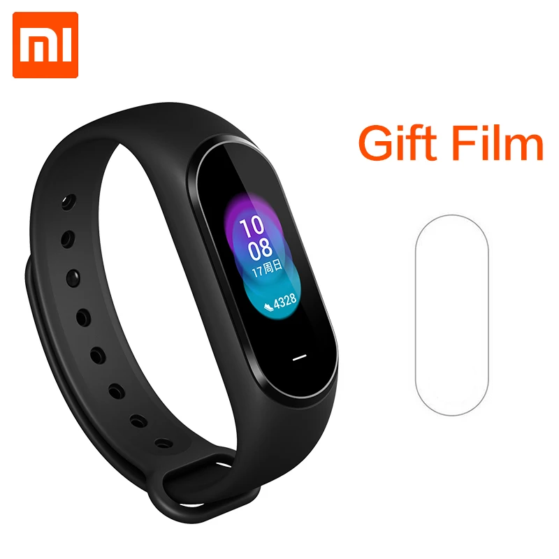 Hey Band Xiaomi Hey Plus Smartband 0,95 дюймов AMOLED цветной экран встроенный многофункциональный NFC монитор сердечного ритма Hey+ Band - Цвет: Hey Band