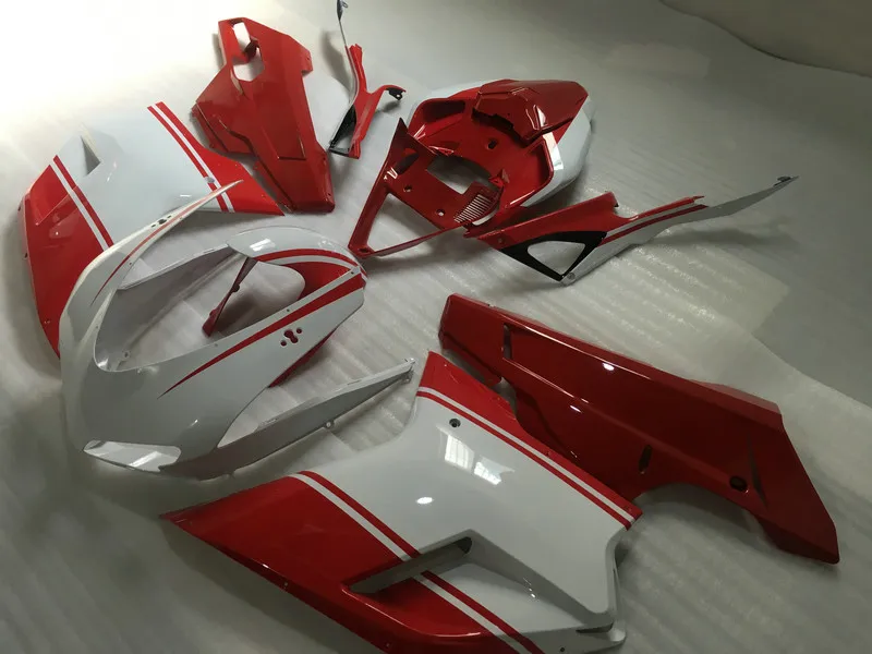 Набор обтекателей мотоцикла для DUCATI 848 1098 07 08 09 10 11 ducati 1198 2007 2008 2011 ABS белый горячий