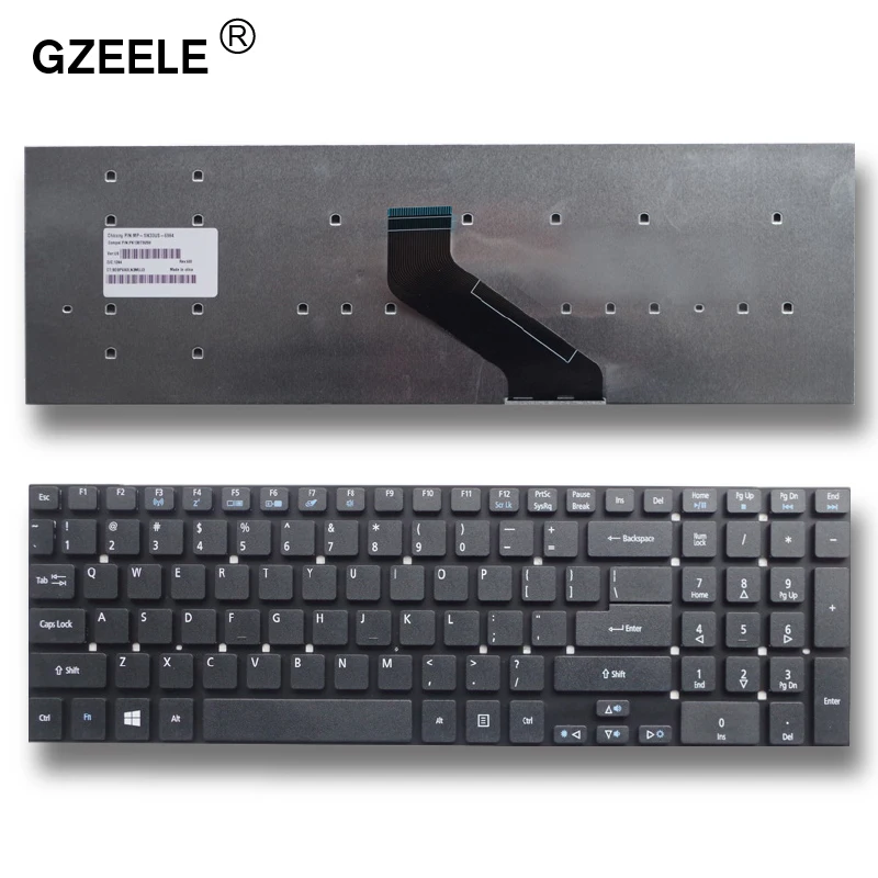 

Новая клавиатура для ноутбука GZEELE для Acer Aspire V3-772 V3-772G сменный английский