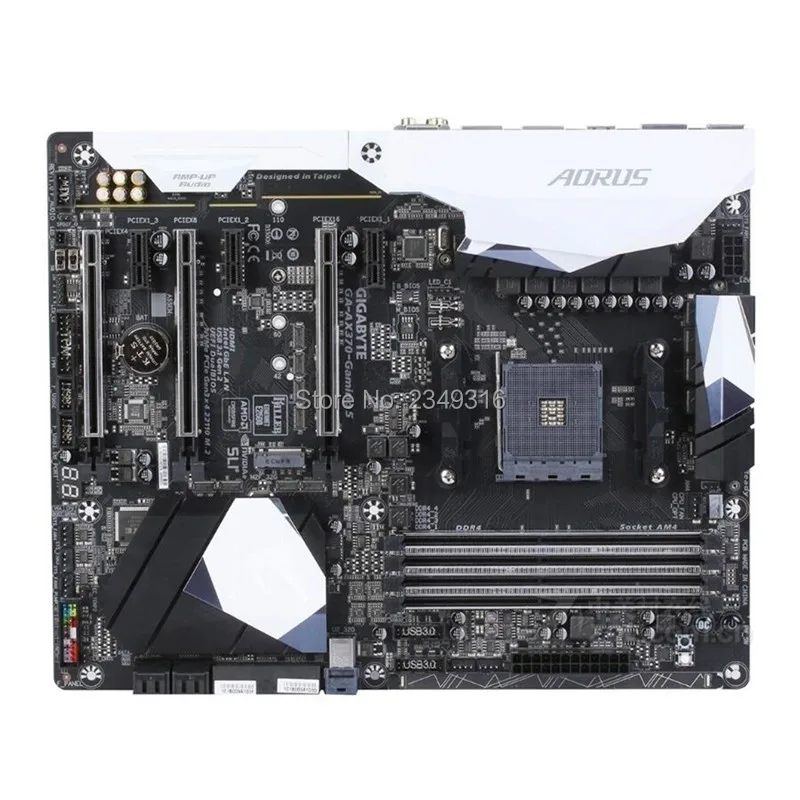 Новинка для Gigabyte GA-AORUS AX370-Gaming 5 оригинальная материнская плата X370 AORUS AX370-Gaming 5 гнезд AM4 DDR4 USB3.0 SATA3.0