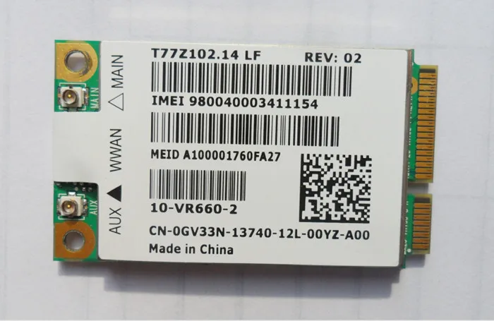 JINYUSHI для 5620 DW5620 GOBI2000 3G 100% оригинальный модуль WCDMA HSDPA/HSPA + бесплатная доставка для E6500 E6510 E4300 и так далее
