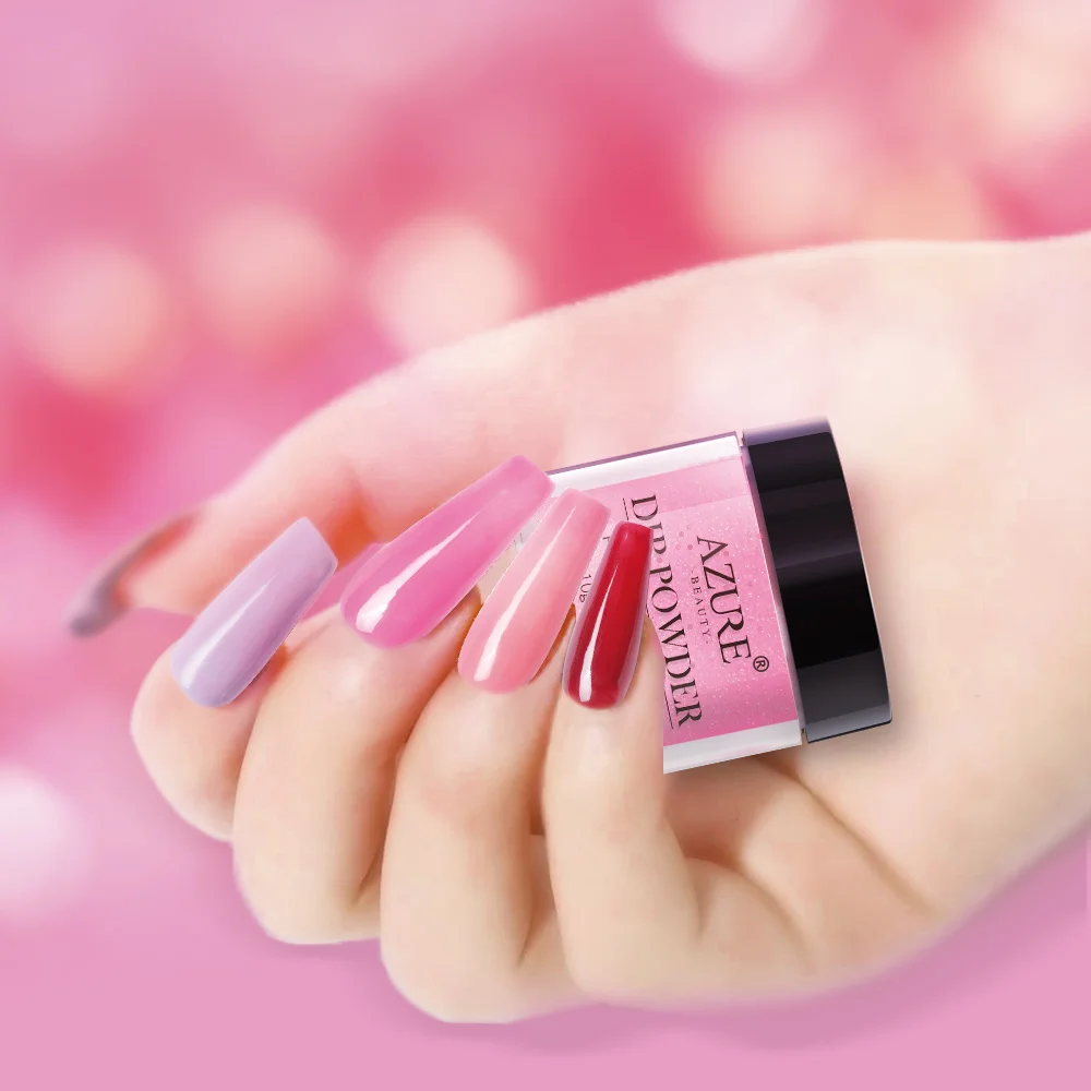 AZURE BEAUTY 10 шт./лот термо-хамелеон порошок для ногтей градиентный цвет
