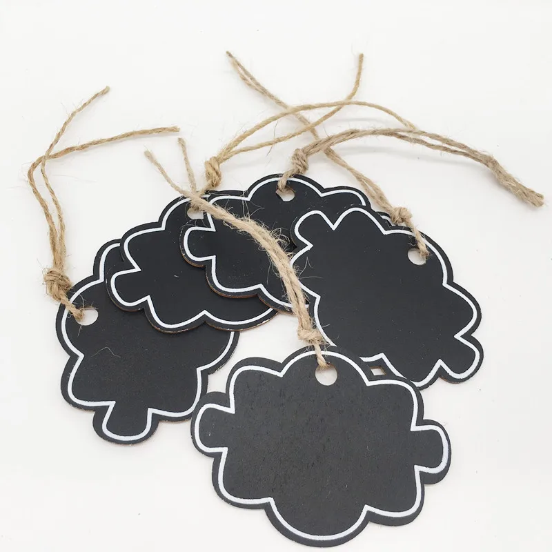 10 шт. деревянные подвесные мини доски с пеньковой нитью|Классная доска| |