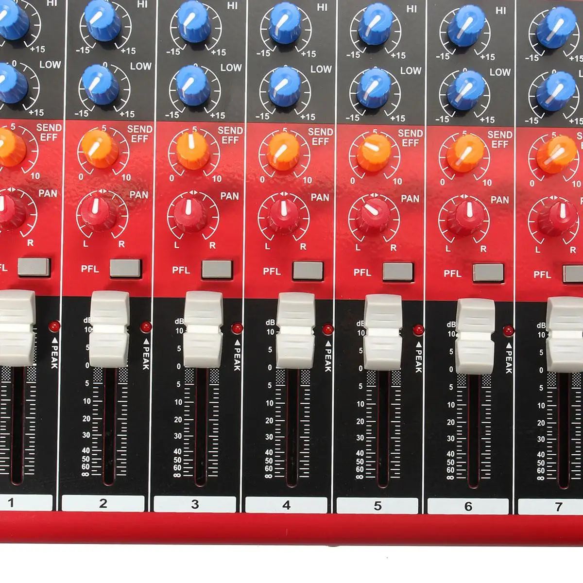 Профессиональный bluetooth DJ аудио микшерный пульт 8 каналов цифровой звуковой микшер для ТВ ПК телефона