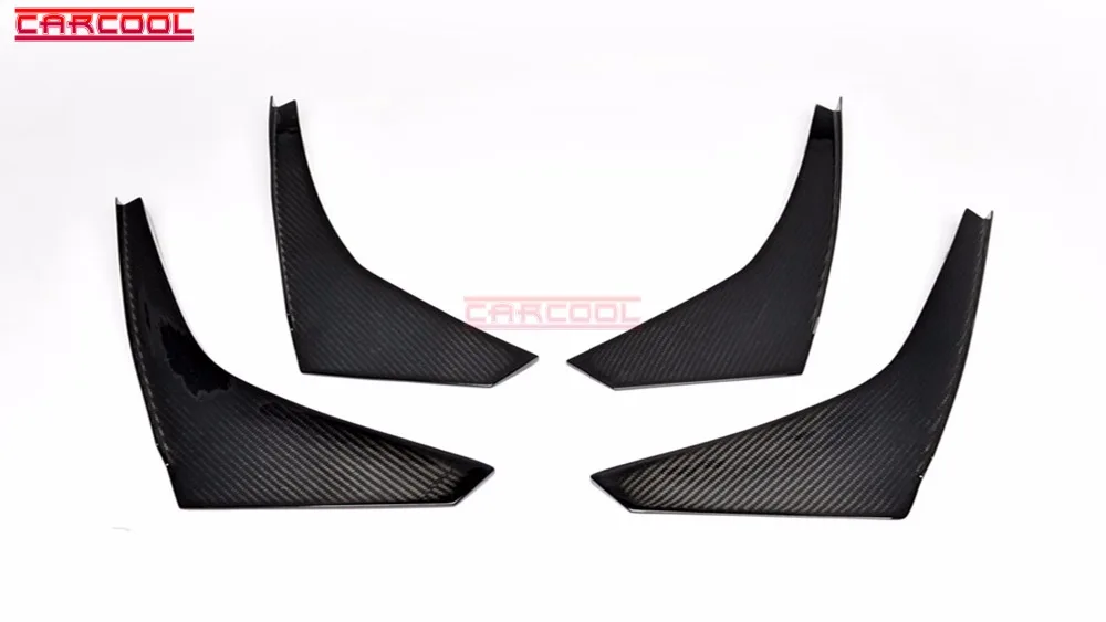 Стайлинг автомобиля углеродное волокно передний бампер утки ранняя модель 4 шт.