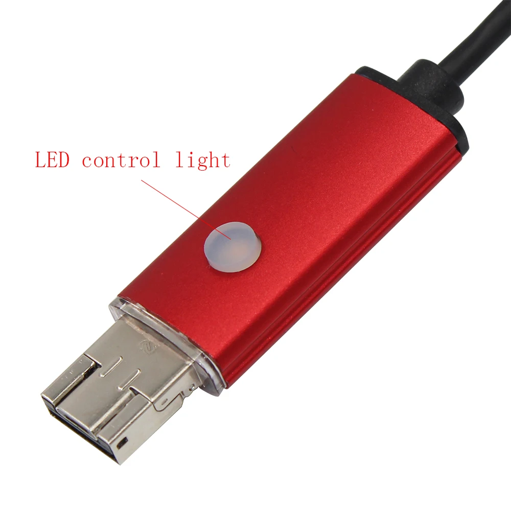JCWHCAM эндоскоп 5 мм м USB Android камера эндоскопа инспекционная трубка змея мини OTG
