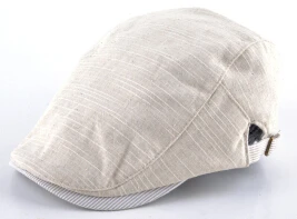 Boina Masculina моды Gorro Повседневное Шапки хлопок Boinas одноцветное Цвет берет для Для мужчин Кепки 4 цвета - Цвет: Бежевый