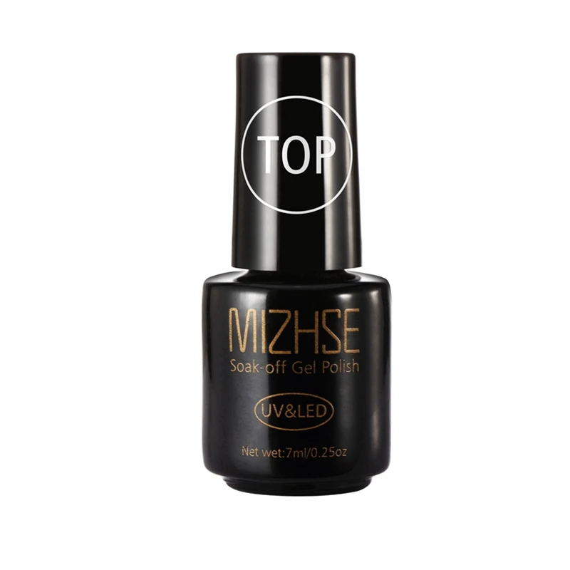 Top Coat MIZHSE, УФ-гель для наращивания пальцев, акригели для наращивания ногтей, резиновая основа, строительный гель, полуперманентный гель, белый прозрачный гель - Цвет: Top Coat