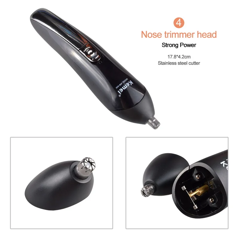 Профессиональный триммер для волос 6 в 1 Бритвенные наборы борода мужчин