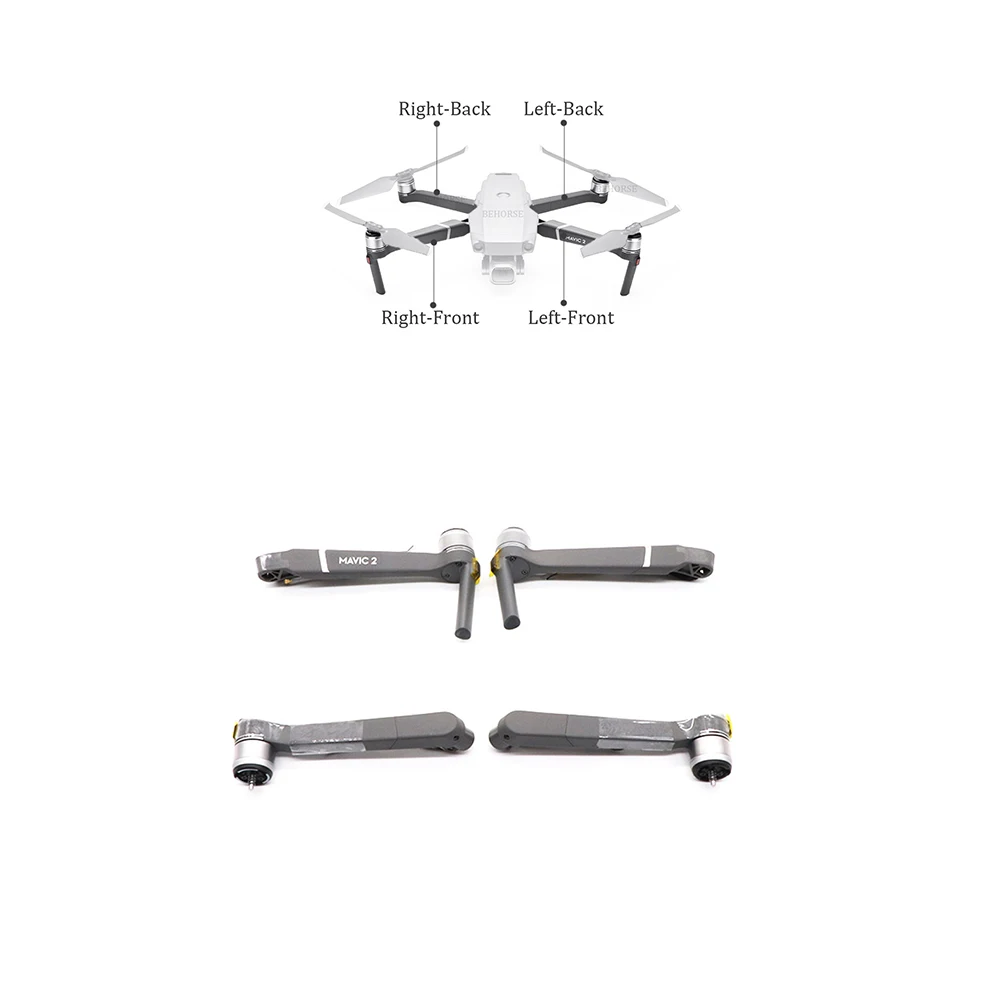 New Original For DJI Mavic 2 pro/zoom Repair Parts Right Left Rear Arm Replacement Drone Accessories | Электроника