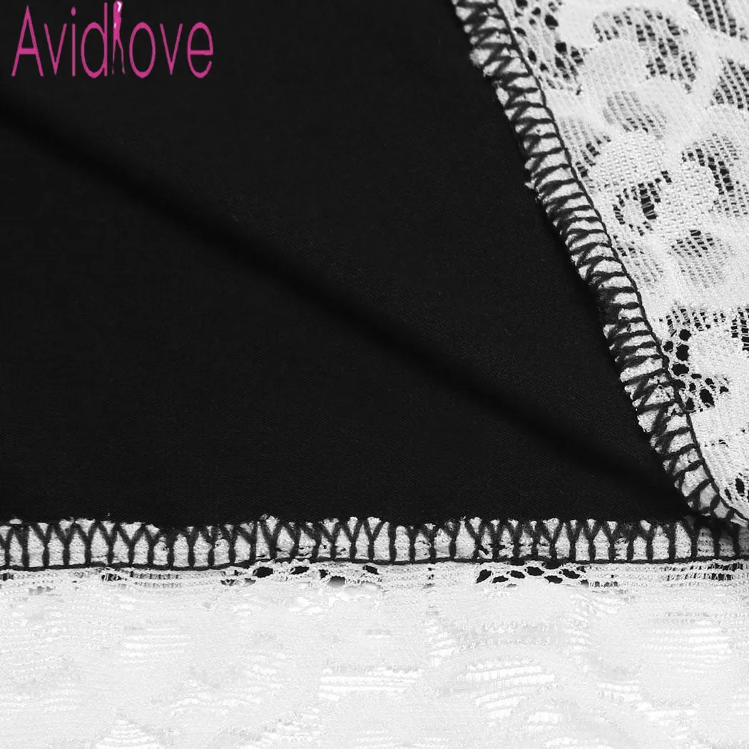 Avidlove женская ночная рубашка из хлопка сексуальное платье с v образным вырезом