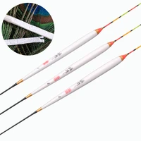 1 piece fresh water fishing floats peacock feather material fishing buoy shallow water bobber carp fishing tackle accessories