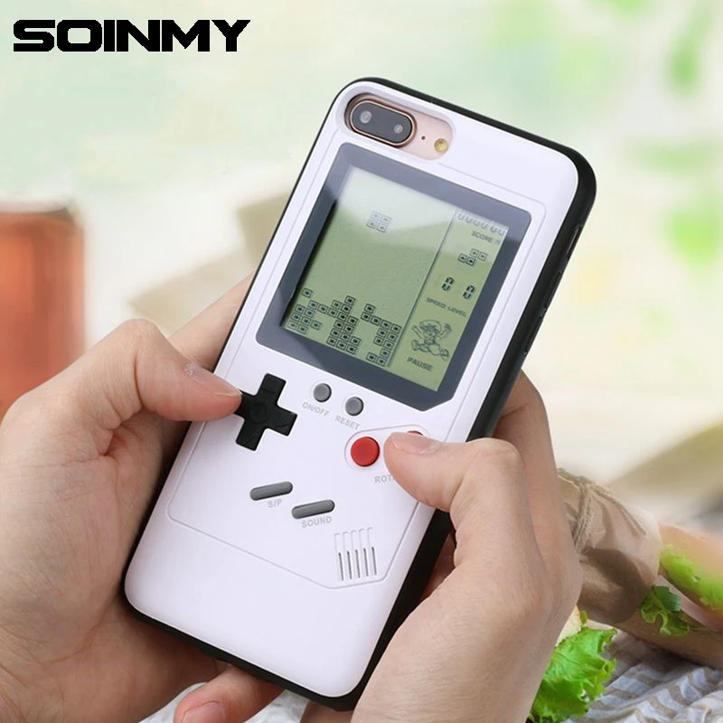 Soinmy Классический игровой чехол для телефона iphone X, 8, 7, 6, 6s plus, силиконовый мягкий чехол для игры в игры для iphone 6, 7, 8 plus, чехол, funda capa