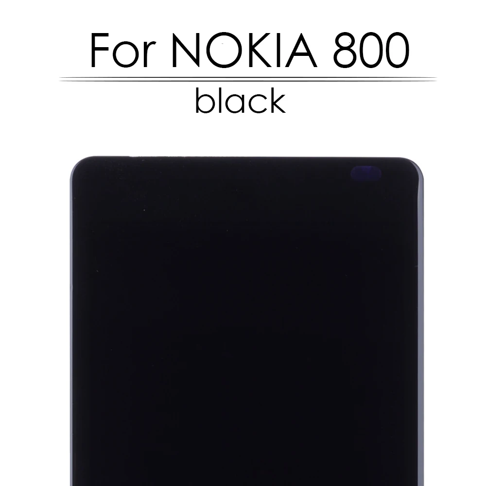ЖК дисплей Sinbeda AMOLED для Nokia Lumia 800 сменный сенсорный экран 3 7 дюйма с дигитайзером в