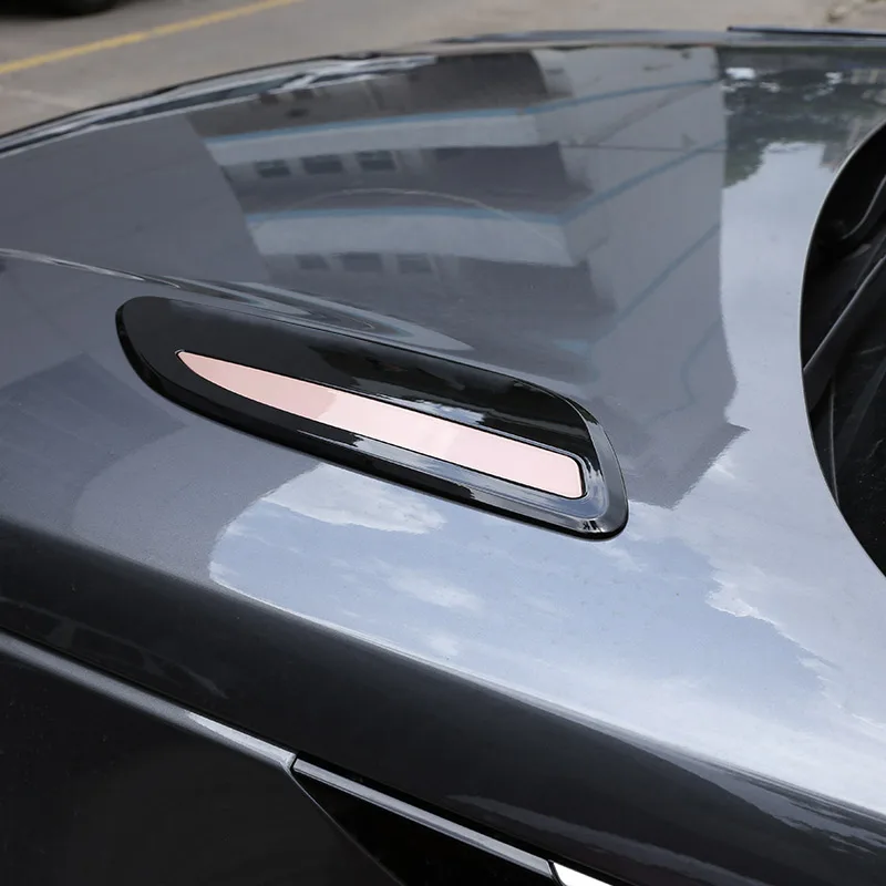 Автомобильные аксессуары для Range Rover Velar 2017 2018 2019 ABS Rose Gold выходное отверстие крыла