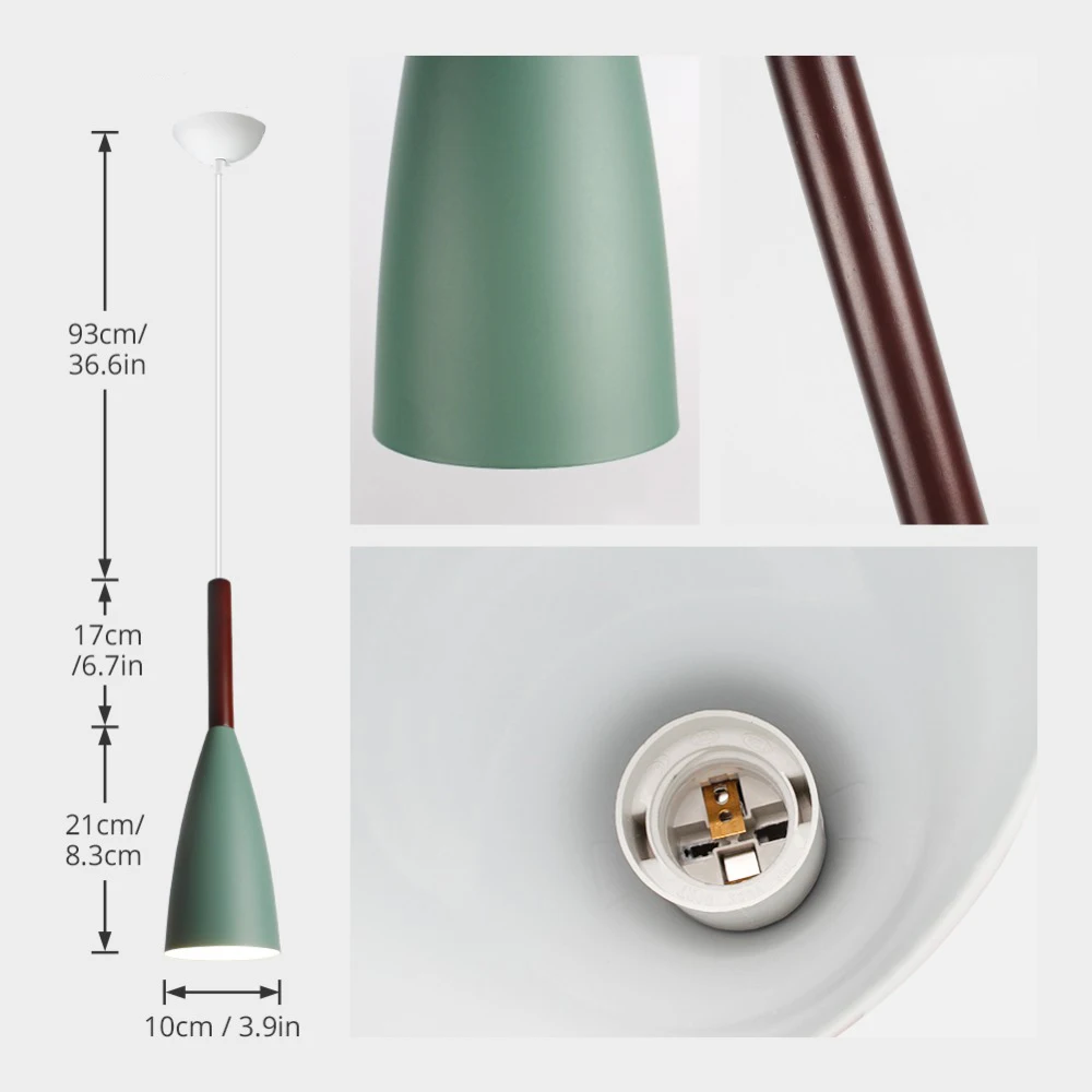 Hanging Lamp E27 Bar Pendant Lights Cafe Restaurant Decor Lighting Luminaire | Освещение