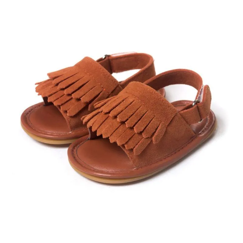 Baby Sandals PU Girl Shoes Newborn Tassel Fashion Boy Summer |
