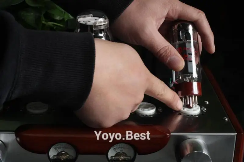 Новейший Nobsound EL34 усилитель клапанной трубки стерео Hi-Fi одноконцевый усилитель мощности класса A высококачественный матовый металлический панельный усилитель