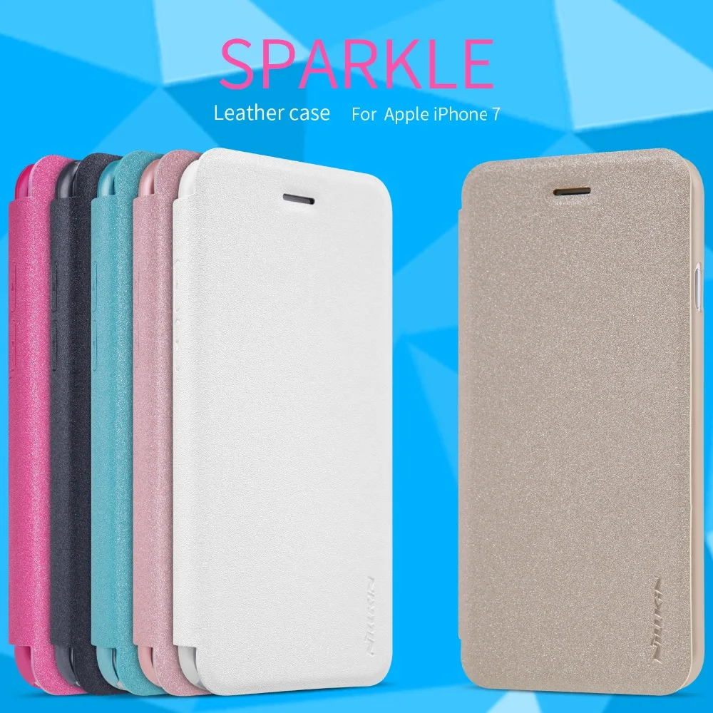 Для Apple iPhone 7 чехлы для телефонов Nillkin Sparkle чехол Чехол телефона защитный 4