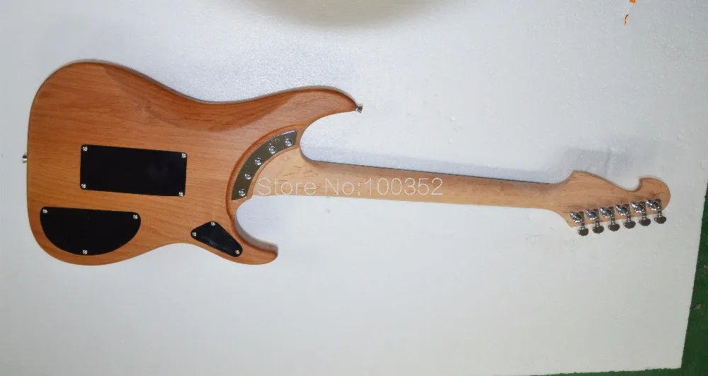 Высшее качество QShelly под заказ левая ручка Washburn N4 натуральный Альдер корпус Birdeye