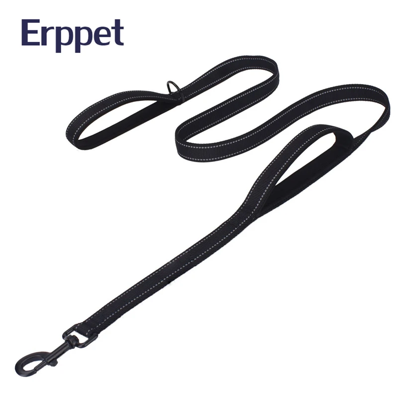 Erppet Pet высокое качество мягкая сетка нейлон собаки поводок двойной Trickness бега и