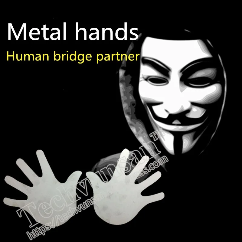 

duad Metal hand for body bridge hand in hand to escape prop reality room escape game prop